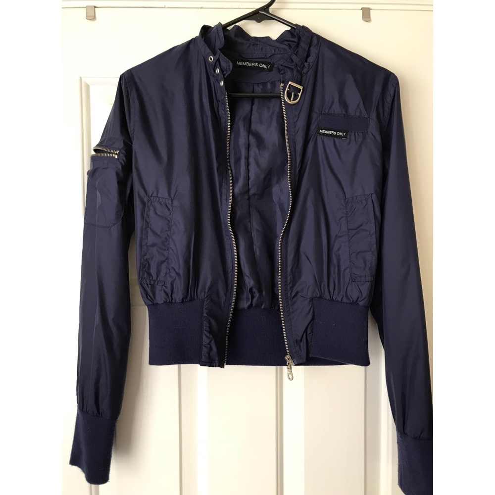 XS Dark Blue Members Only Women’s Jacket